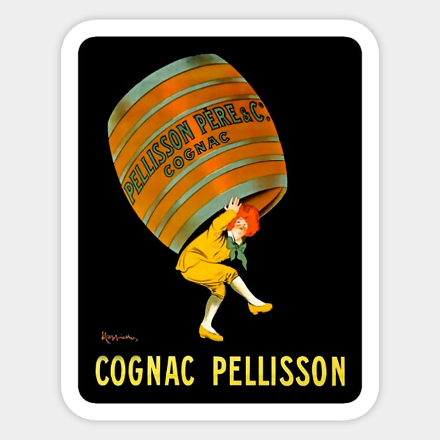 Leonetto Cappiello Cognac Advertising Poster Sticker by PatricianneK